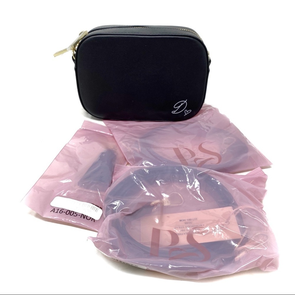 NWT Revolve Pop & Suki Black Leather Waist Bag - Picture 6 of 8